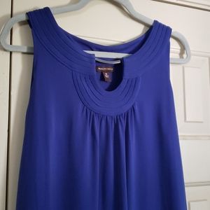 Dana Buchman Sleeveless Indigo Dress